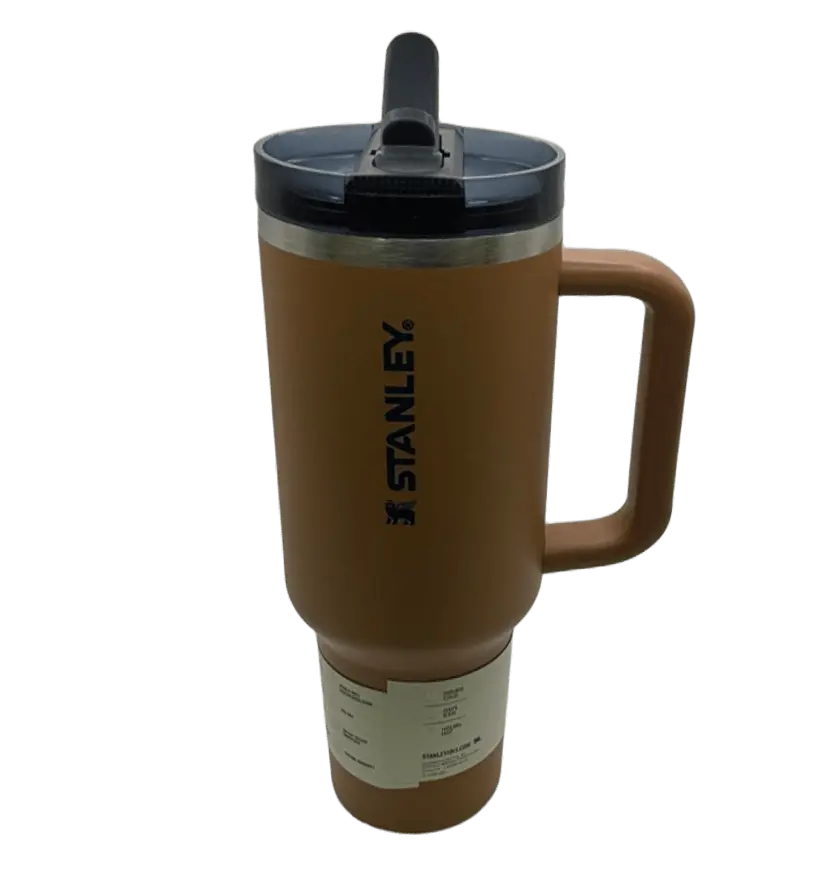 Термос термочашка Stanley Quencher ProTour Flip Straw Tumbler з нержавіючої сталі Caramel Brown 1,18 л KT7001976 - фото 6