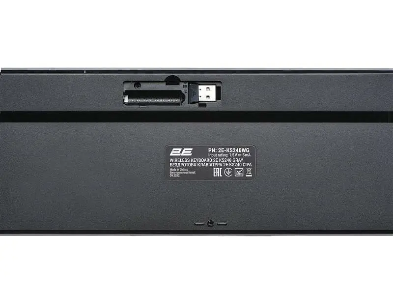 Клавіатура 2E KS240 WL BT Gray (-KS240WG) - фото 3