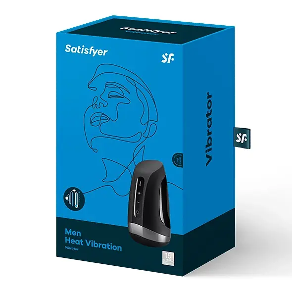 Мастурбатор багатофункціональний Satisfyer Men Heat Vibration чорний - фото 6