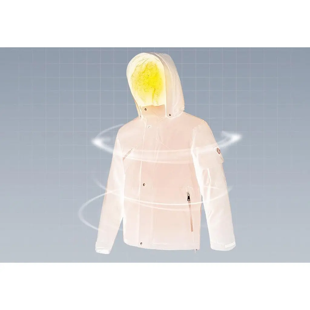 Термокуртка Ninetygo Windproof Anti-Drilling Hooded Down Jacket Size L Black (6941413233019) [120957] - фото 3