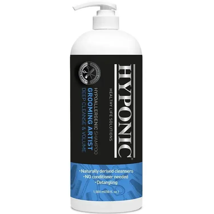 Шампунь Hyponic Grooming Artist для собак, глибоке очищення та об'єм, 1,5 л