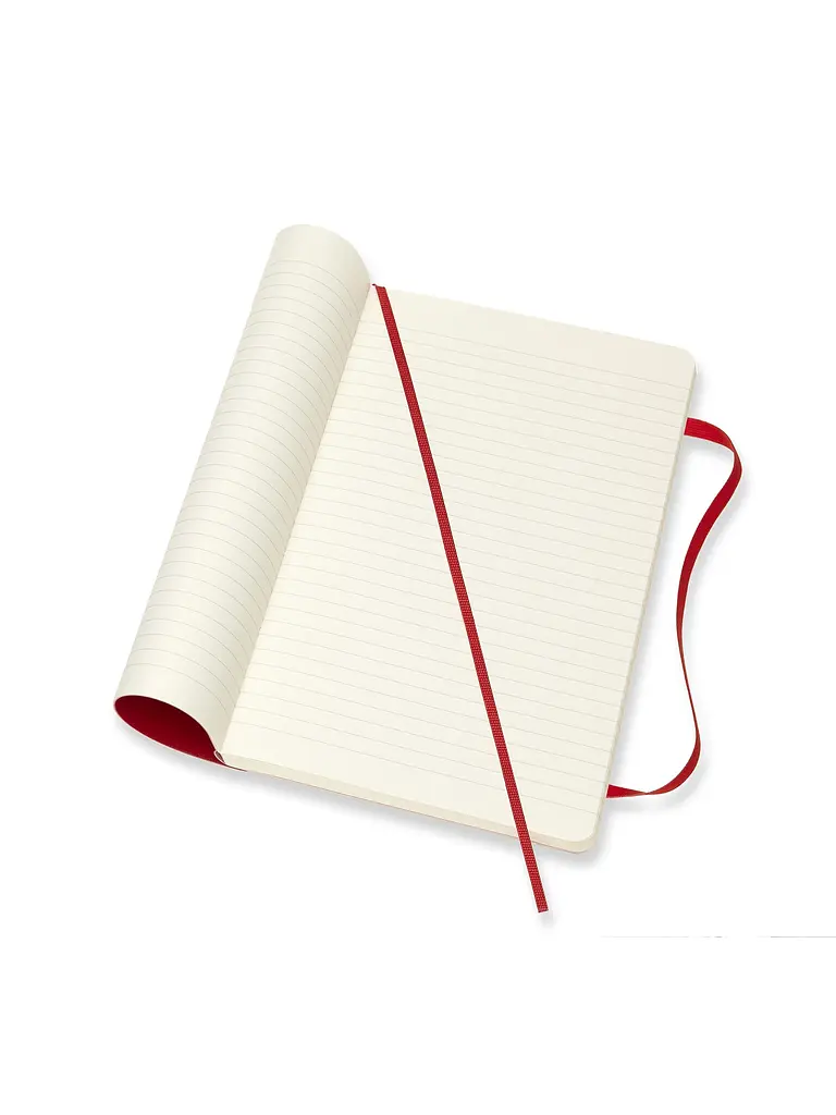 Записник Moleskine Classic середній, Лінійка Червоний М’який (QP616F2) - фото 4