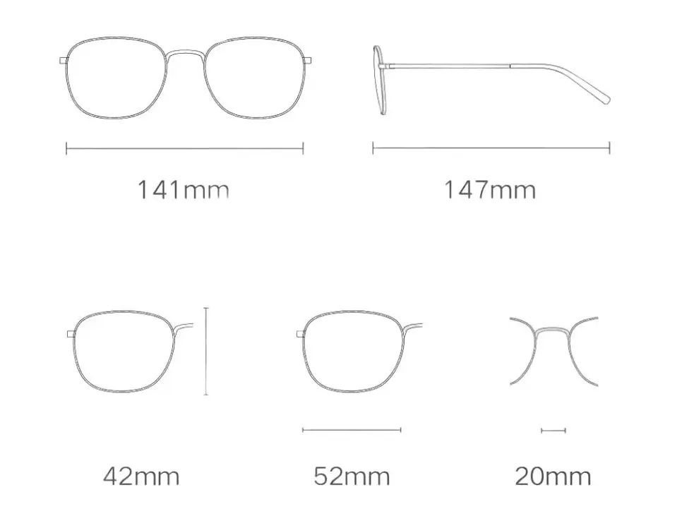 Окуляри для комп'ютера Mijia Anti-Blue Light Glasses (HMJ06LM) - фото 4