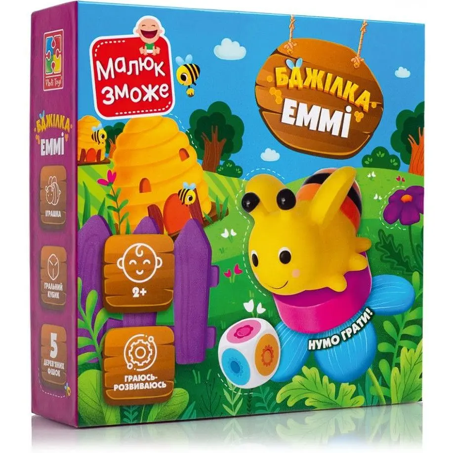 Настольная игра Пчелка Эмми Vladi Toys VT2100-21 на украинском языке - фото 1