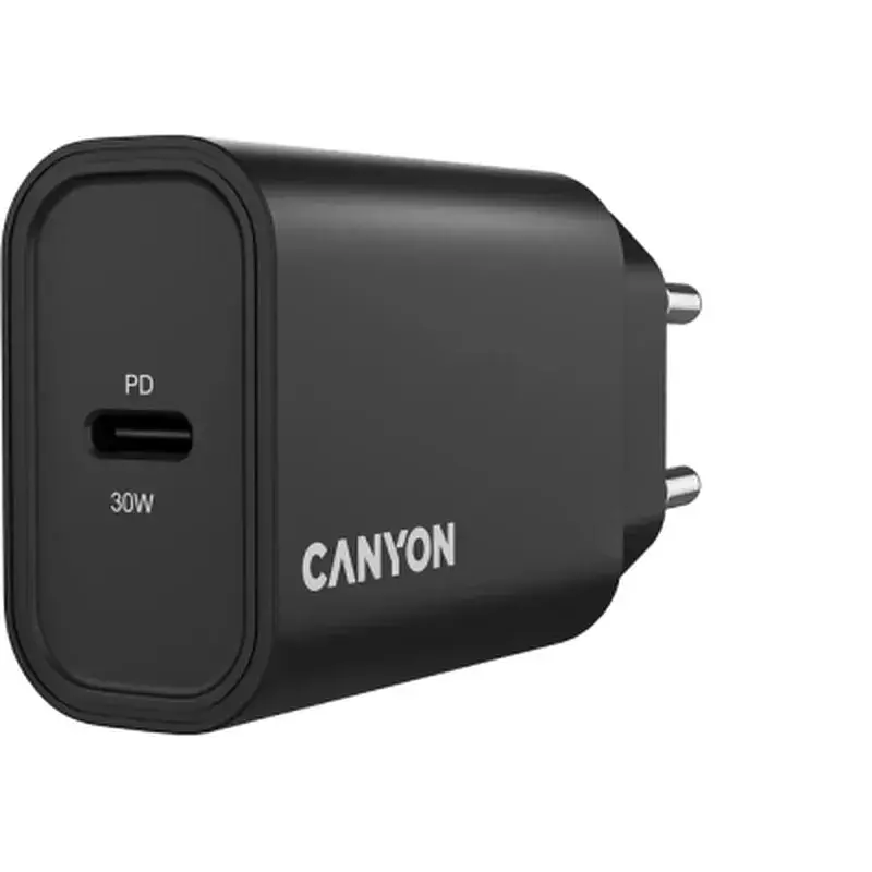 Зарядний пристрій Canyon USB-C PD30W OnCharge Black (CNE-CHA30CLB) - фото 5