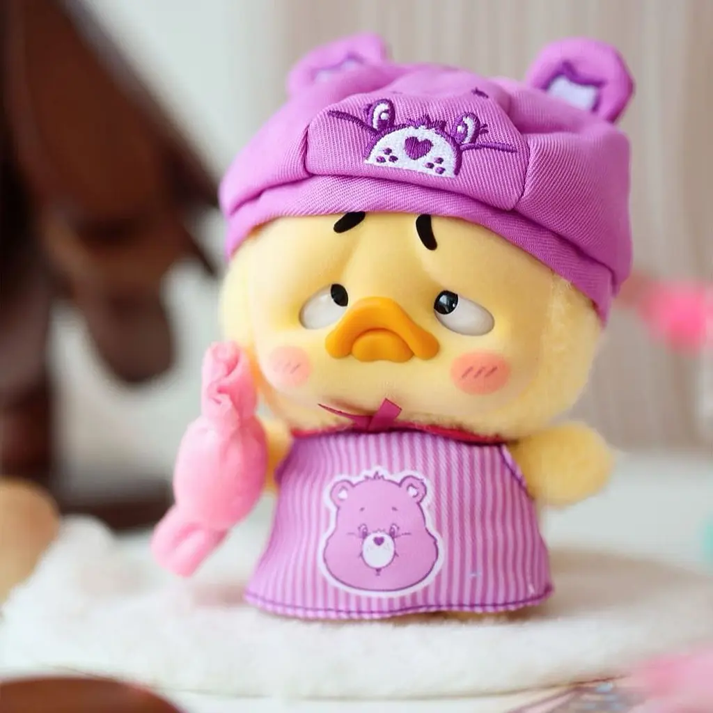 М'яка іграшка Pop Top Upset Duck x Care Bears Будь веселкою з кільцем (AP17183806800C) - фото 7
