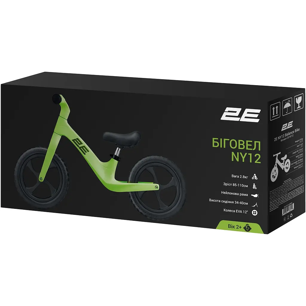 Біговел 2E NY 12" салатовий (ZCY-NY12-GREEN) - фото 12