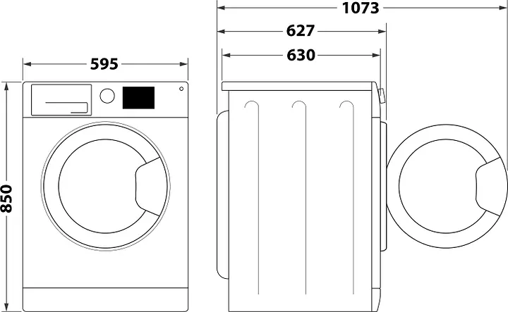 Пральна машина Whirlpool FFB 9448 BV UA - фото 4