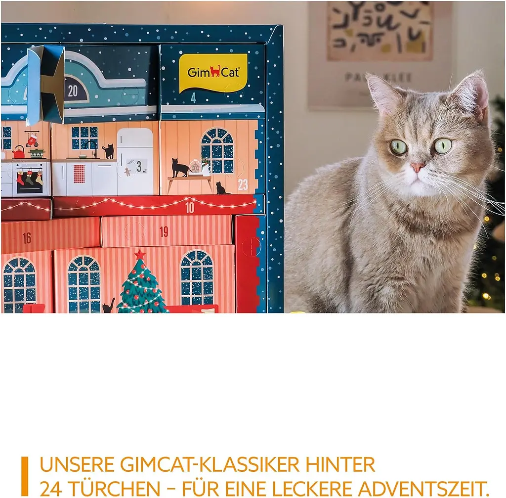 Адвент календарь GimCat Adventskalender 2024 для кошек 550 г - фото 6