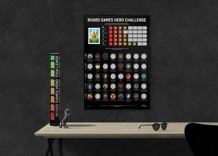 Top Scratch Скретч постер Board Games Hero Challenge (англ.) (СП100ДНН) - фото 4