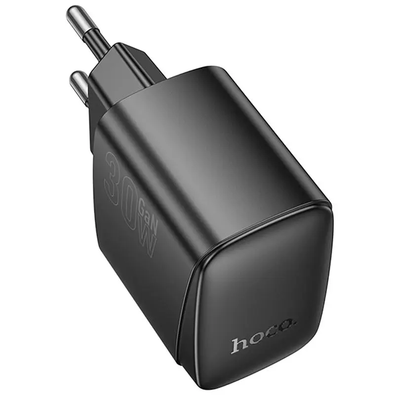 МЗП Hoco CS61A Bright PD30W+QC3.0 (1USB-A/1C) Black - фото 2