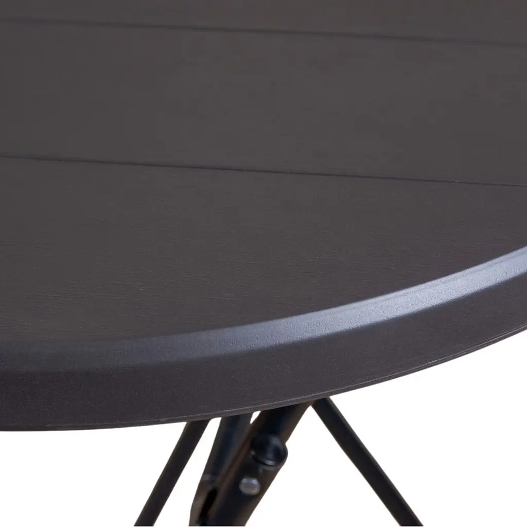 Стол складной Time Eco круглый ТЕ-1848 диаметр 0.8 м графит (4820211101640) - фото 7
