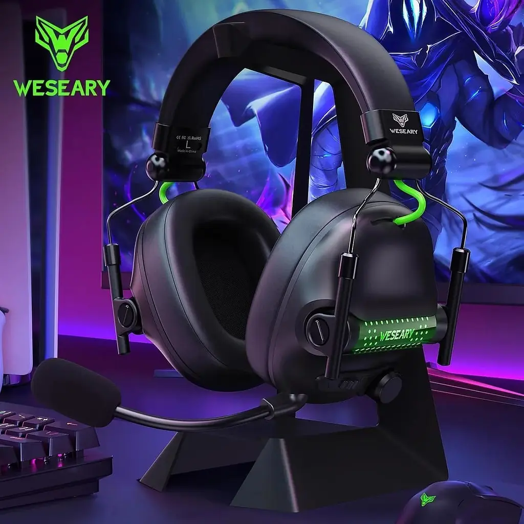 Дротова гарнітура Weseary для Xbox Series X/S Xbox One PS4 Switch Mobile - фото 6