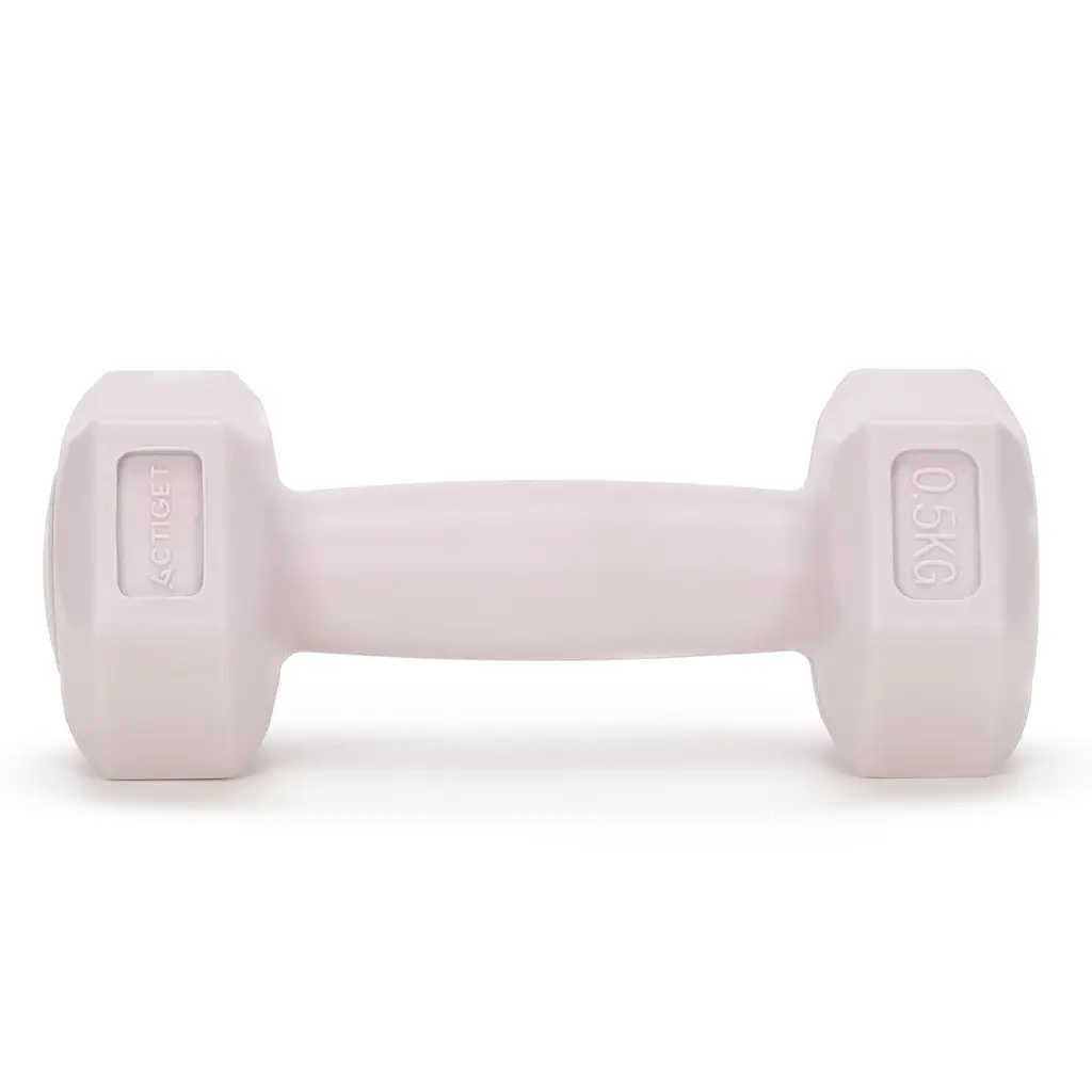 Гантелі Actiget Hex 2 x 0.5 кг ACT0155 Light Pink - фото 3
