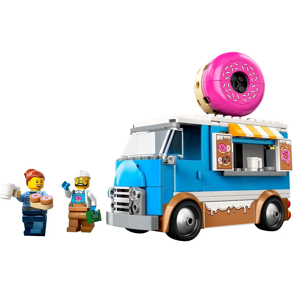 Конструктор LEGO City Вантажівка з пончиками 196 деталей (60452) - фото 3
