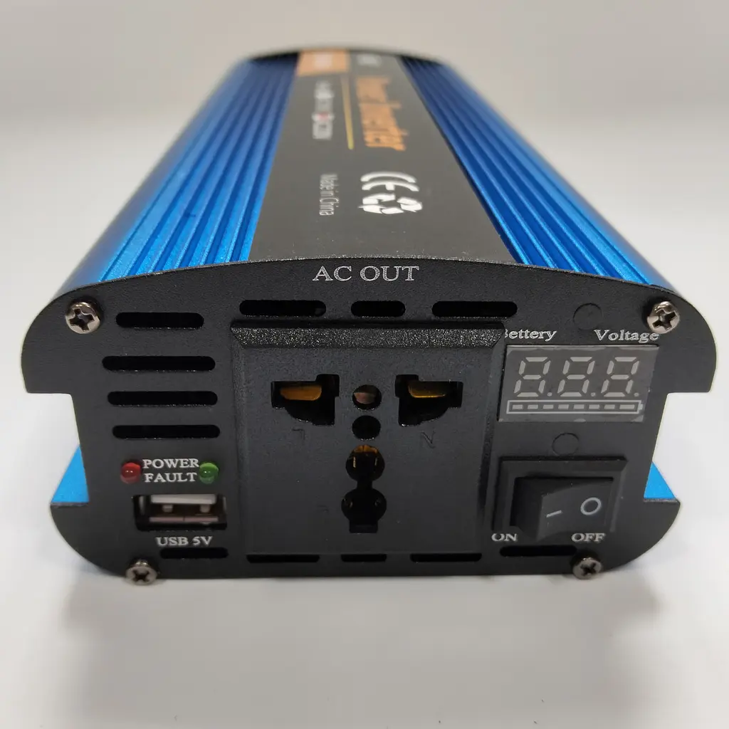 Інвертор KME 2600W 12-220V. Чистий правильний синус. Перетворювач напруги 12V в 220V. З цифровим дисплеєм - фото 8