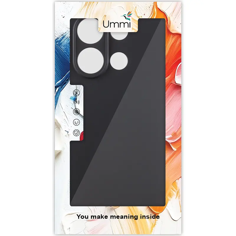 Чохол Silicone Cover Ummi Lakshmi Full Camera (AA) для Xiaomi Redmi Note 13 5G Чорний / Black - фото 3
