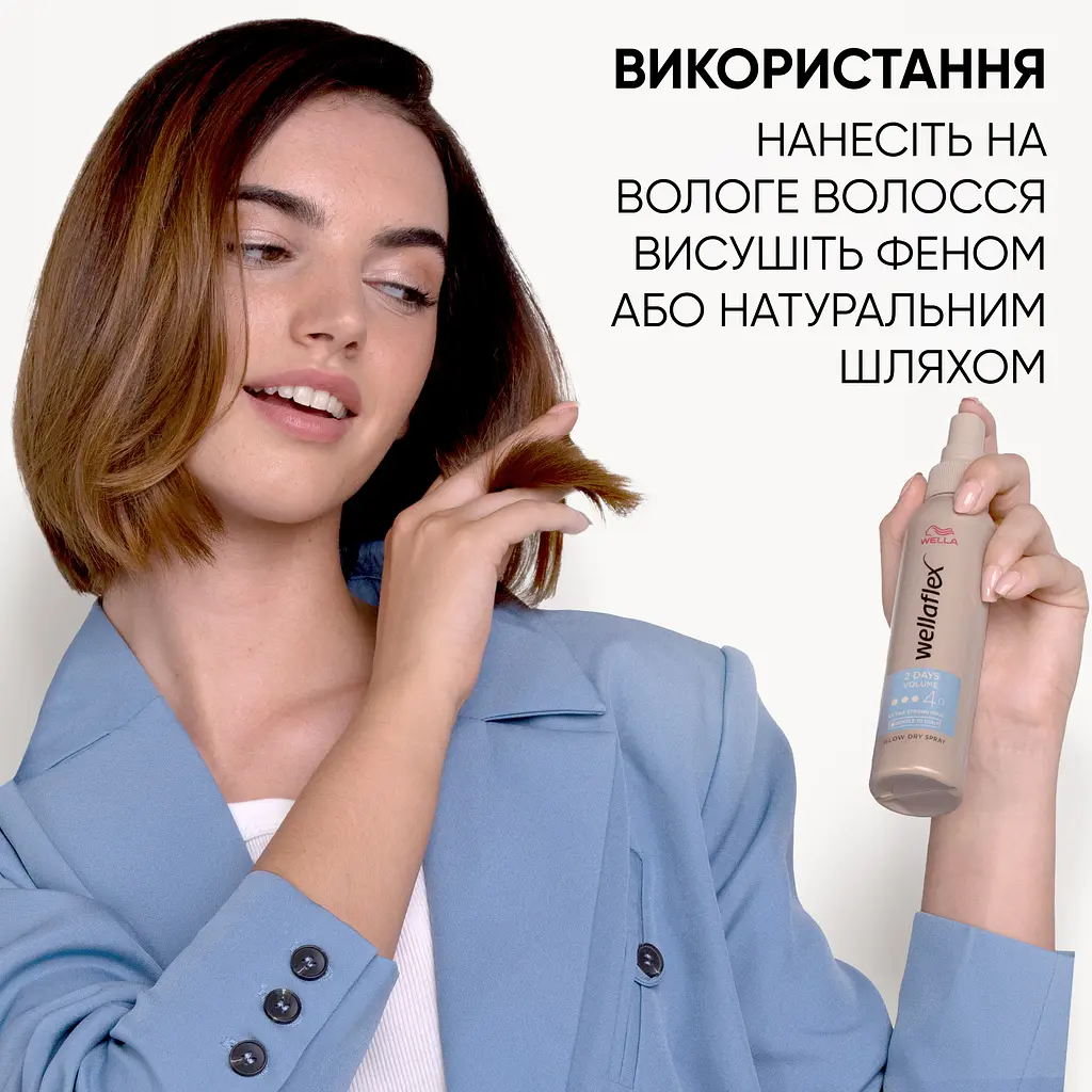 Спрей Wellaflex 2 Days Volume 4 для укладки феном 150 мл - фото 6