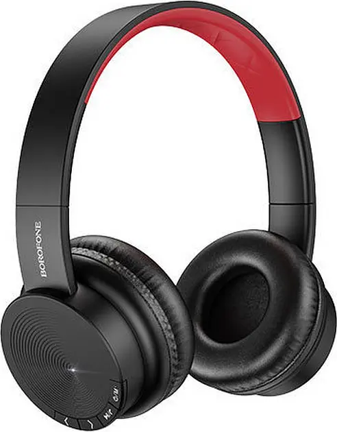 Беспроводная стерео гарнитура Borofone BO11, AUX, BT5.0, 250mAh, 8h, Black - фото 2