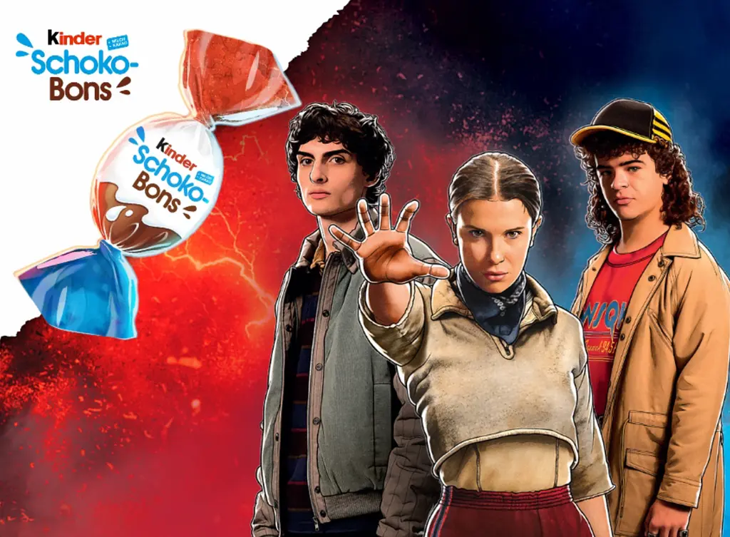 Шоколадні цукерки Kinder Schoko-Bons Netflix Stranger Things 300г - фото 4