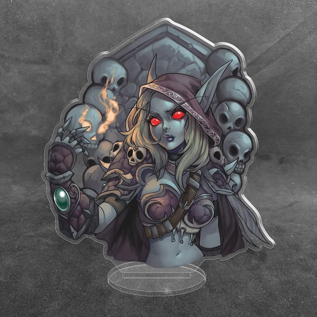 Акрилова колекційна фігурка World of Warcraft Сільвана Вітрокрила 15 см - фото 2