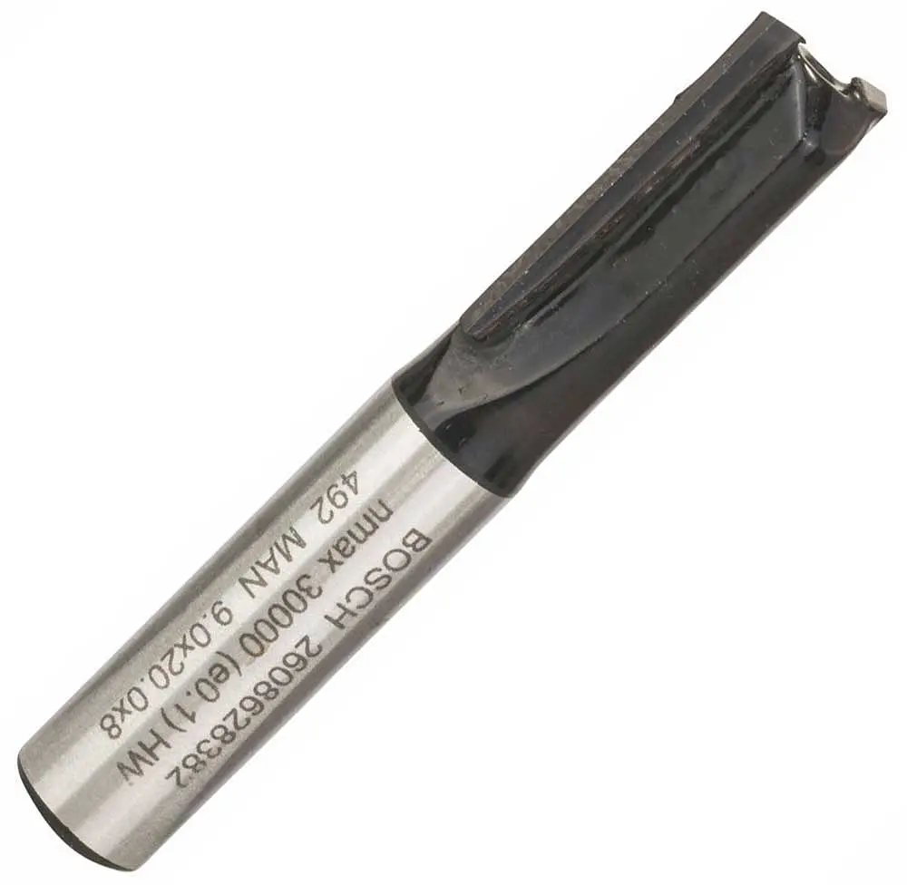 Фреза пазова Bosch з двома лезами, 8 мм, 9×20×51 мм