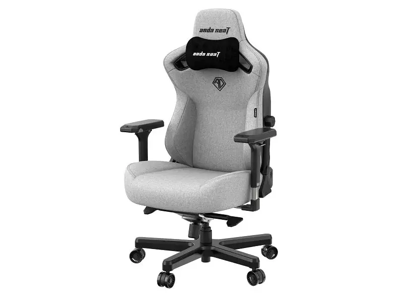 Комп'ютерне крісло Anda Seat Kaiser 3 XL Gray (AD12YDC-XL-01-G-PVF) - фото 3