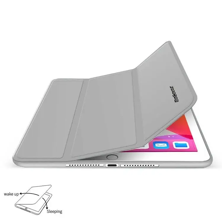 Чохол-книжка BeCover Tri Fold Soft TPU з кріпленням Apple Pencil для Apple iPad 10.2 2019/2020/2021 Gray (706744) - фото 3