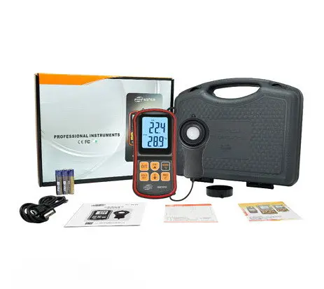Цифровий люксметр + термометр, USB 200000 Lux BENETECH GM1030C - фото 2