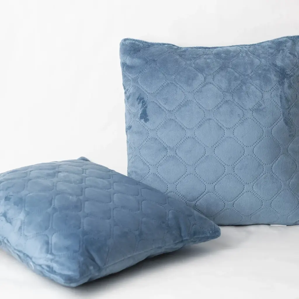 Подушка декоративная ТЕП Velour Dark Blue 40 x 40 см (3-00437_34012) - фото 5