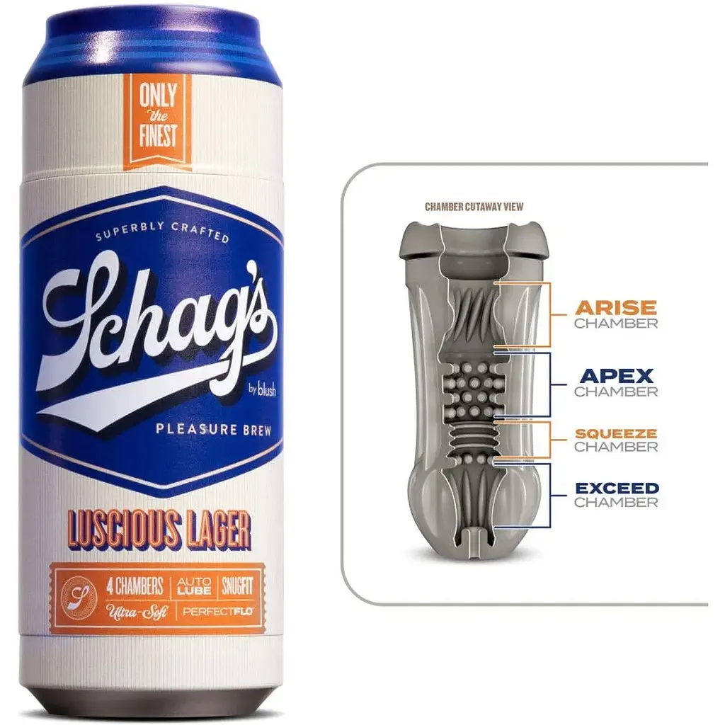 Мастурбатор Blush Schag’s - Luscious Lager Masturbator - Frosted - фото 2