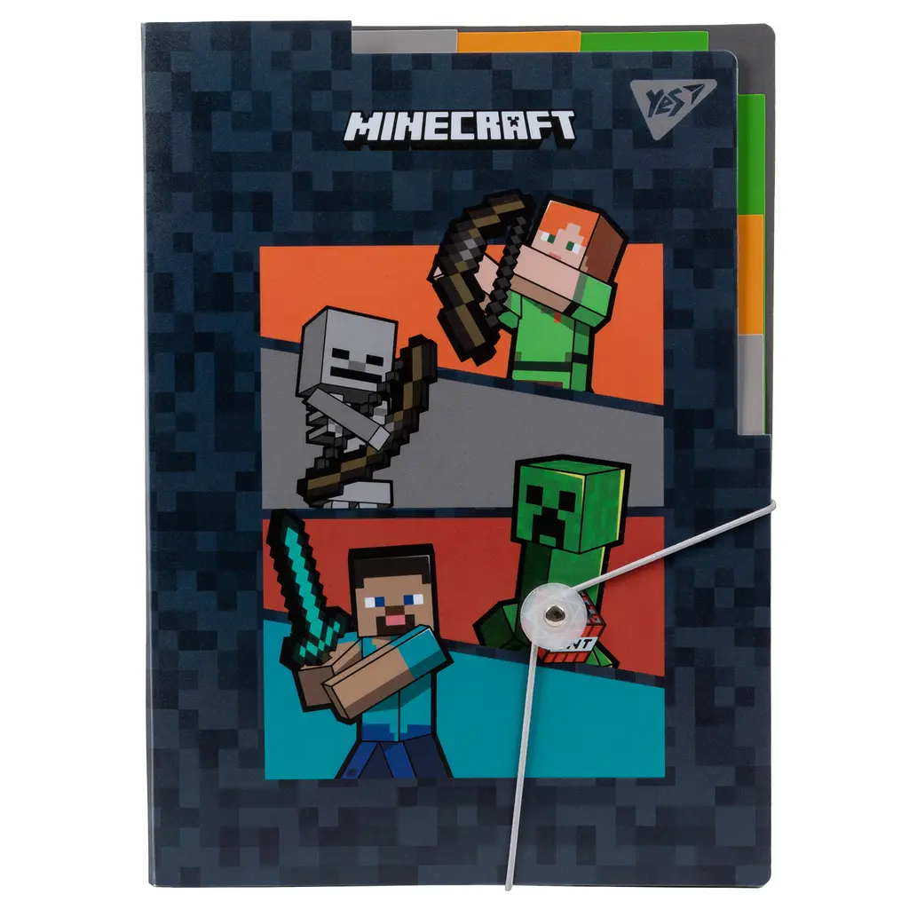 Папка YES А4 з 3 роздільниками Minecraft №492112 - фото 5