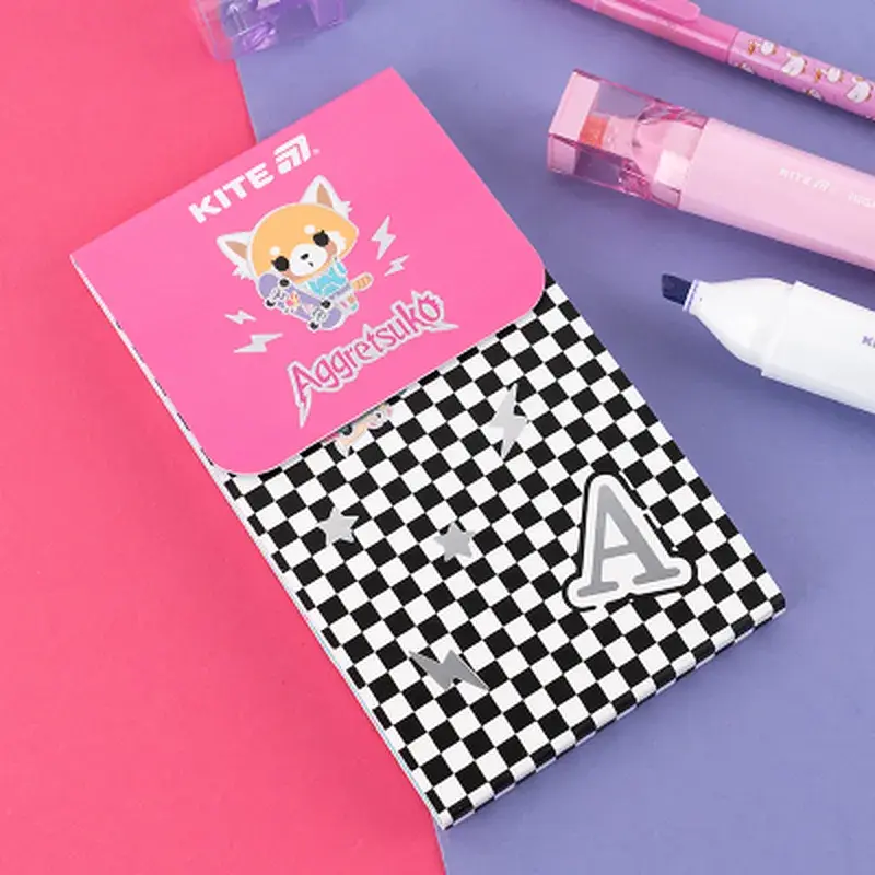 Блокнот Kite Aggretsuko на магніті, 60 аркушів, клітинка (AR24-092) - фото 5
