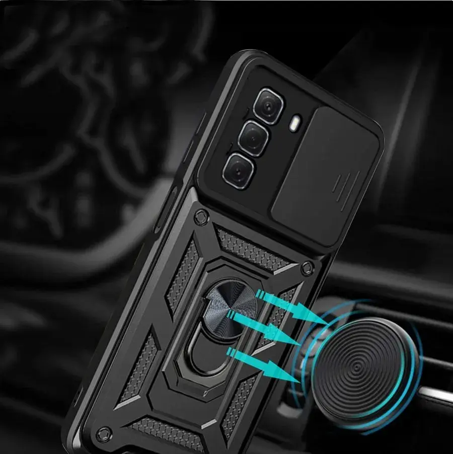 Панель BeCover Military для Infinix Hot 50 (X6720) Black (713046) - фото 5