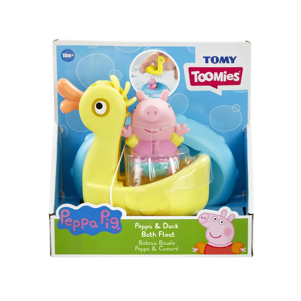 Іграшки для ванни Tomy Toomies Свинка Пеппа та качка (124645) - фото 2