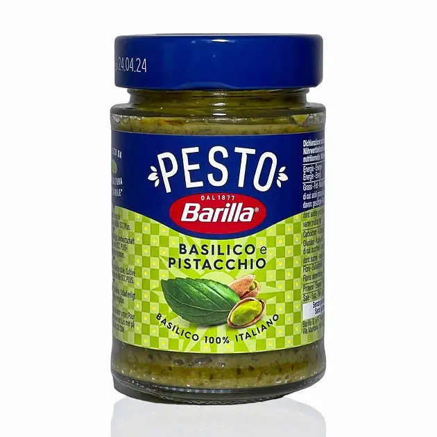 Соус песто BARILLA Pesto basilico e pistacchio із базиліком та фісташкою 190г.