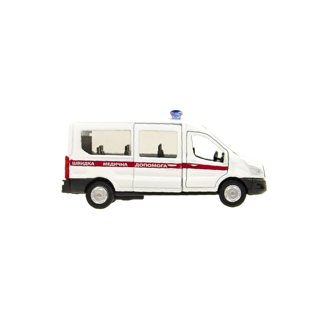 Автомодель Technopark Ford Швидка допомога, білий (SB-18-18-AW-WB-N) - фото 3