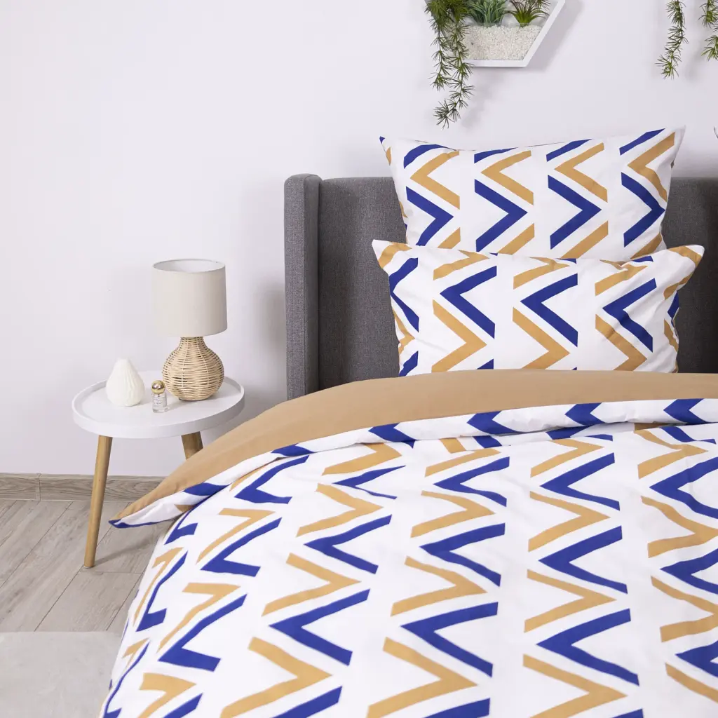 Постільна білизна ТЕП Soft Dreams Geometry Pasion бязь 70x70 полуторна білий - фото 5