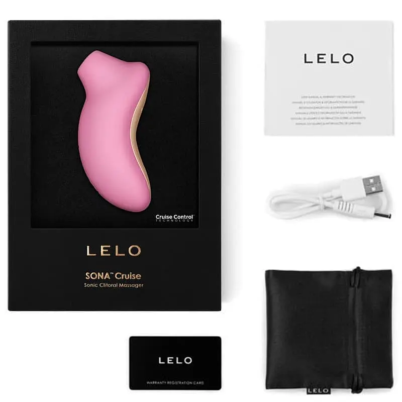 Стимулятор Lelo Sona Cruise Безконтактний звуковий клітора, 11.5х5.6 см світло рожевий - фото 7