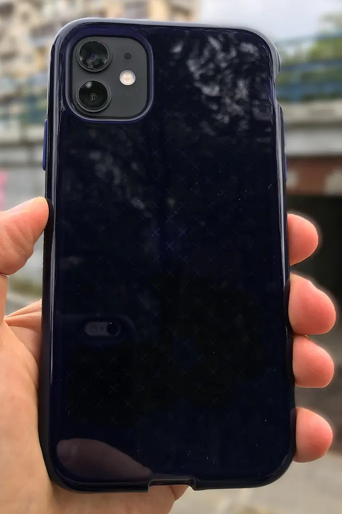 Протиударний силіконовий чохол Tech21 Evo Check для iPhone 11 (6.1") Indigo - фото 8
