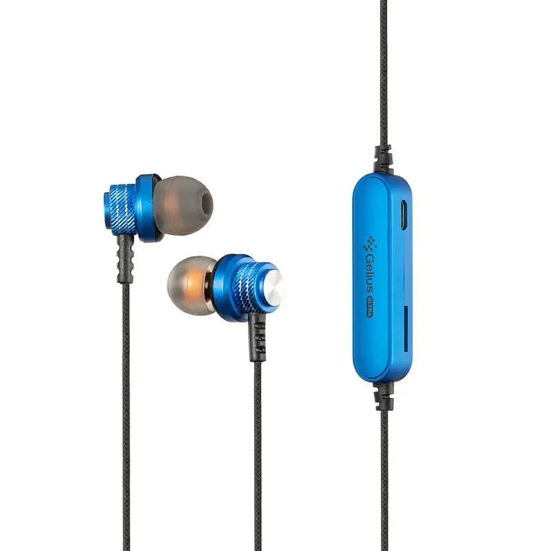 Навушники Stereo Bluetooth Headset Gelius Ultra Triada GL-HB-009U Blue - фото 6