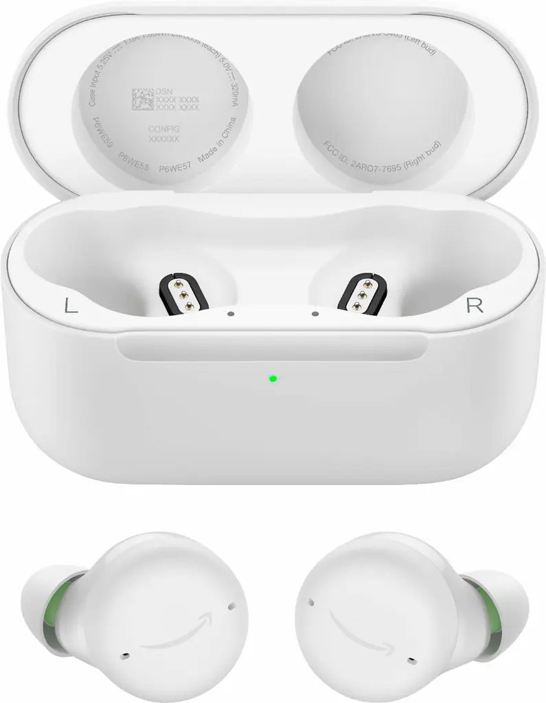 TWS-навушники Amazon Echo Buds (2nd Gen) Glacier White