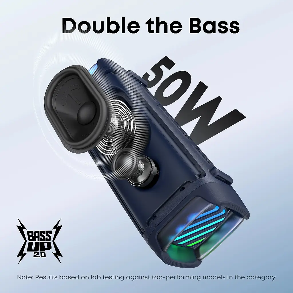 Портативная колонка SoundCore Boom 3i Blue Anker teh0022381 - фото 6