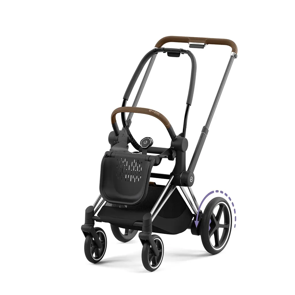 Шасі Cybex e-Priam 4.0 з основою для сидіння Chrome Brown (521002349) - фото 6