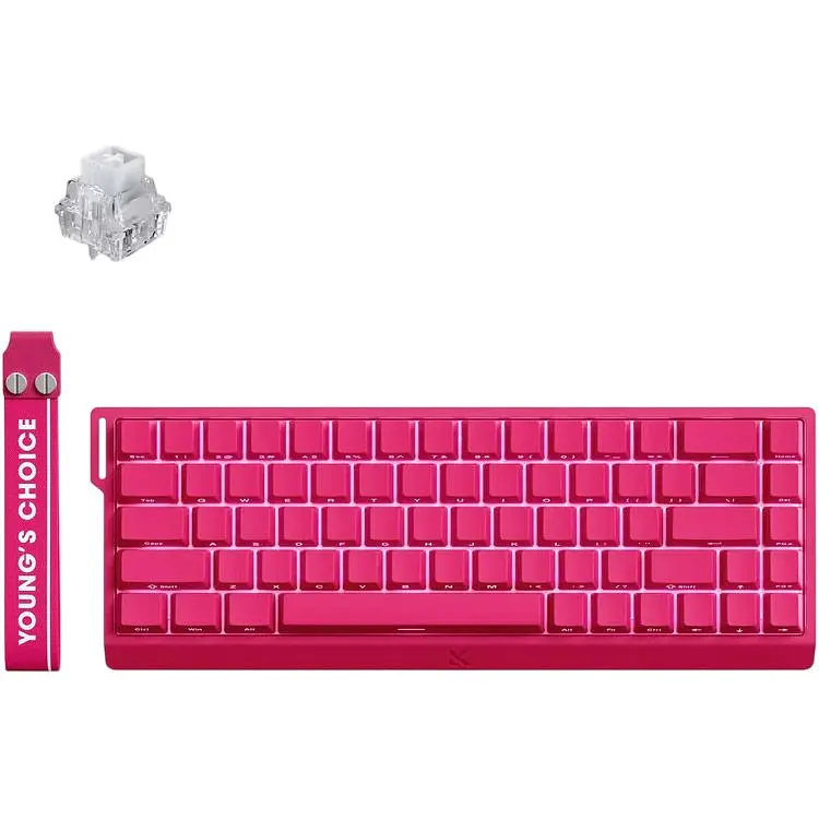 Клавіатура MCHOSE Ace 68 RGB Ice Rhino Magnetic Switch Rose Red (MC-ACE68-28) [161121] - фото 2