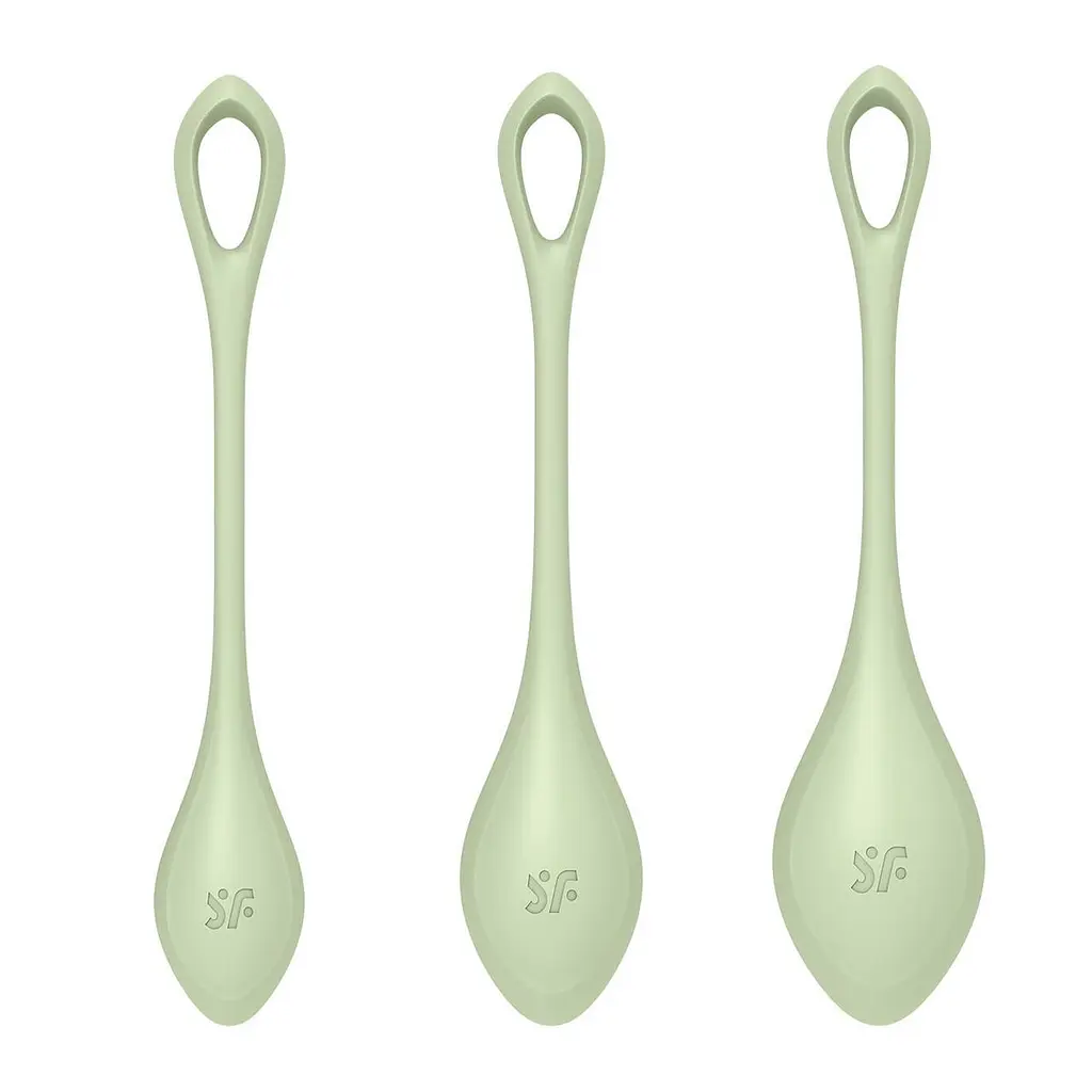 Набір йоні бусин Satisfyer Yoni Power 2, Салатовий - фото 4