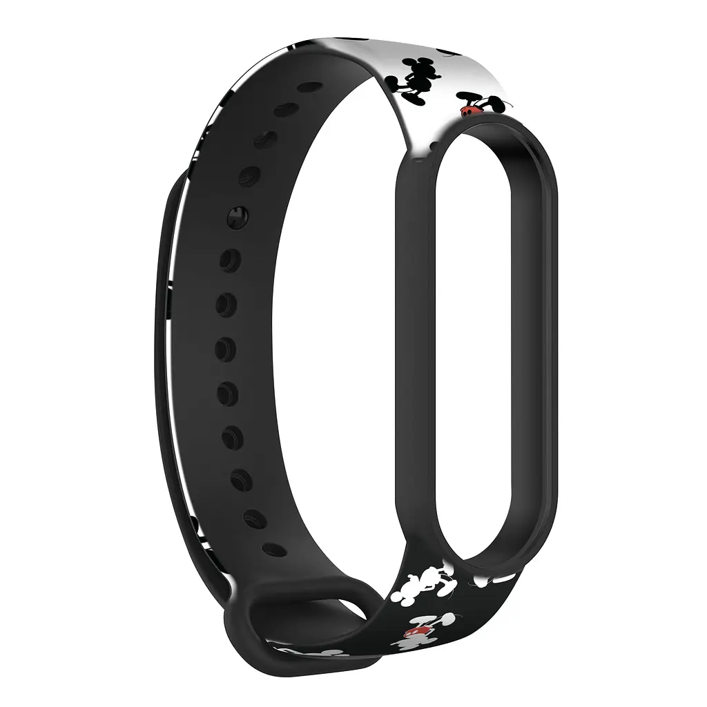 Ремінець ArmorStandart Cartoon для Xiaomi Mi Band 7/6/5 Mickey Siluet Black (ARM59256) - фото 2