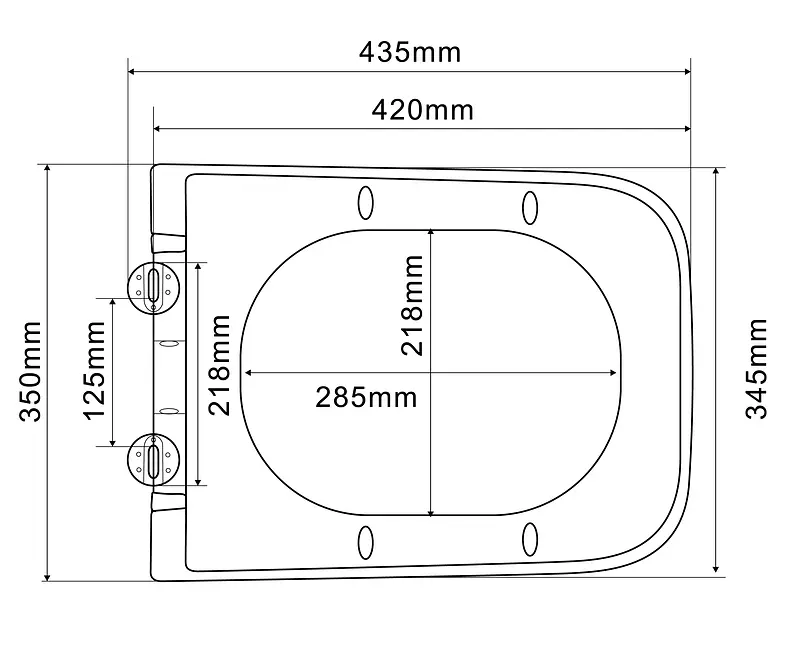 Унитаз подвесной Mixxus Premium Quadro-0305-R gray 510x350x345 мм Rimless MP6656, Графит - фото 4