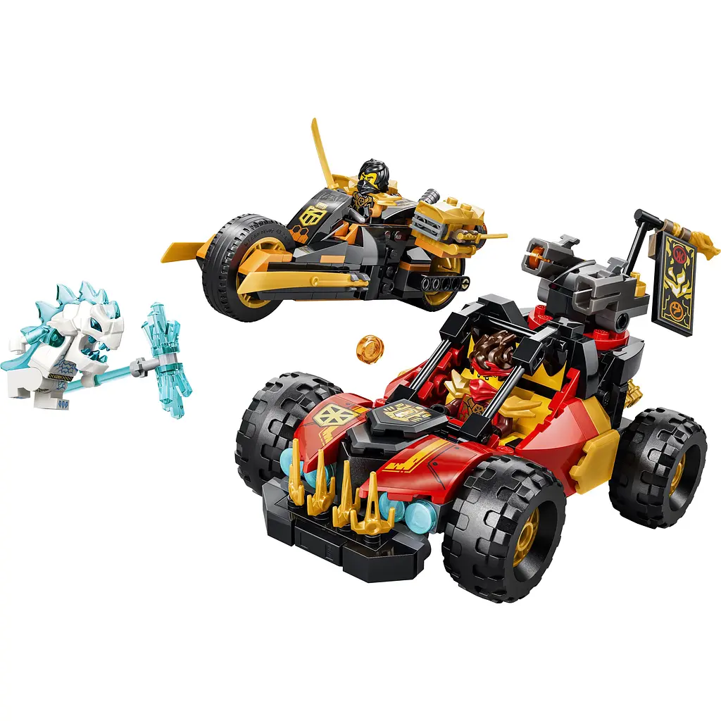 Конструктор LEGO Ninjago Комбіновані транспортні засоби Кая та Коула (71864) - фото 4