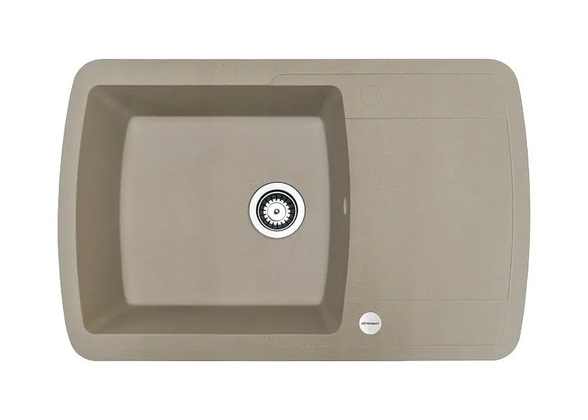 Кухонна мийка Adamant OPTIMAKS сахара 775x495x200 мм, з крилом 77,5 см